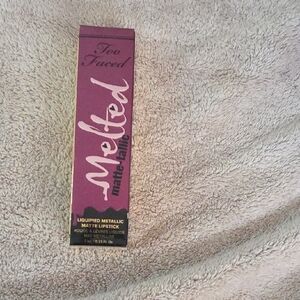 Too Faced Melted Metallic Matte Lipstick in Purple